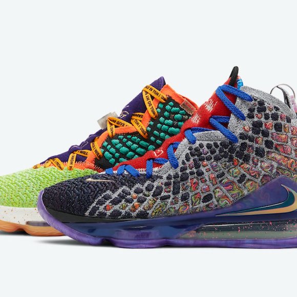Nike Mens Lebron XVII 17 WTW 'What The' Basketball - Picture 7 of 8